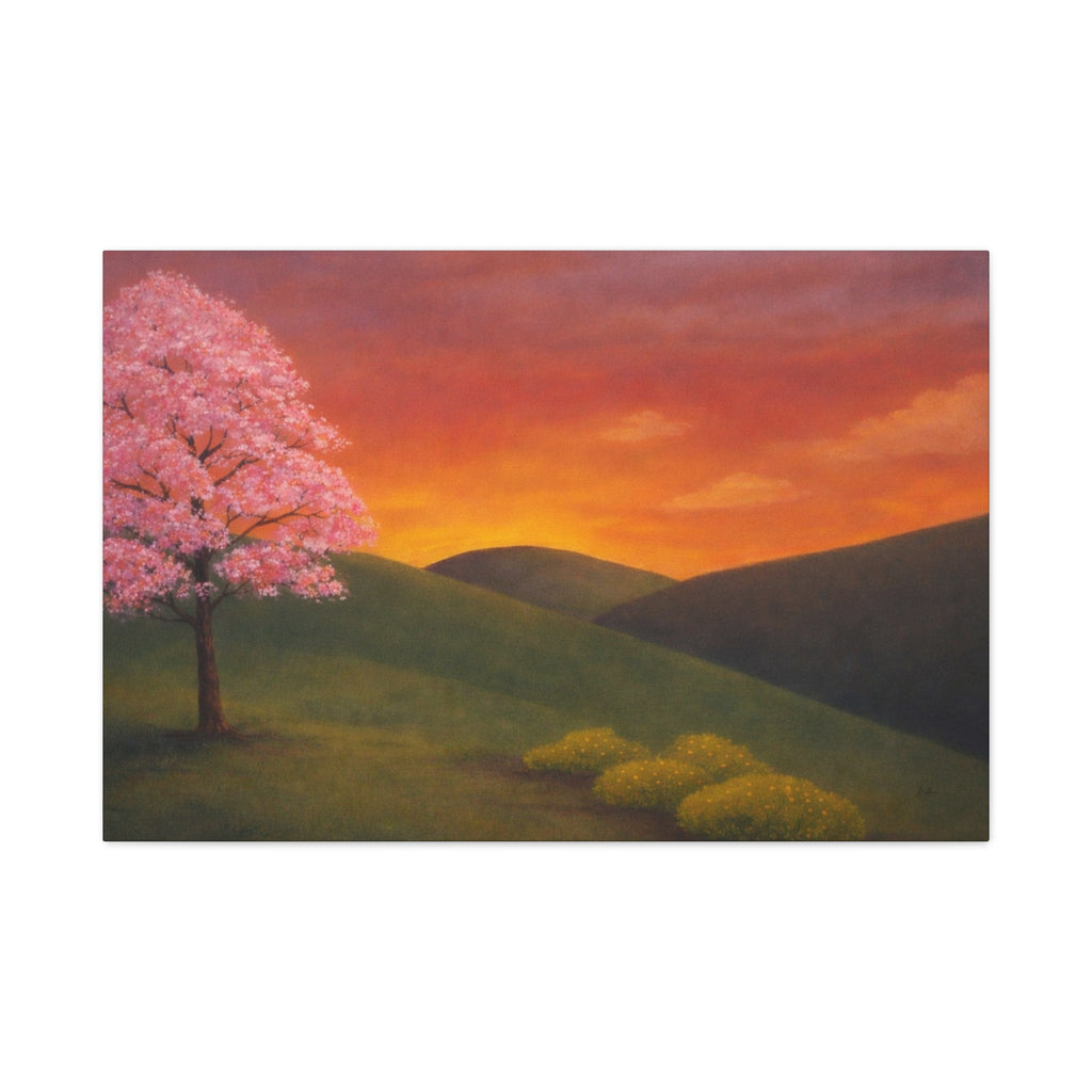 Cherry Blossom Tree Wall Art Print