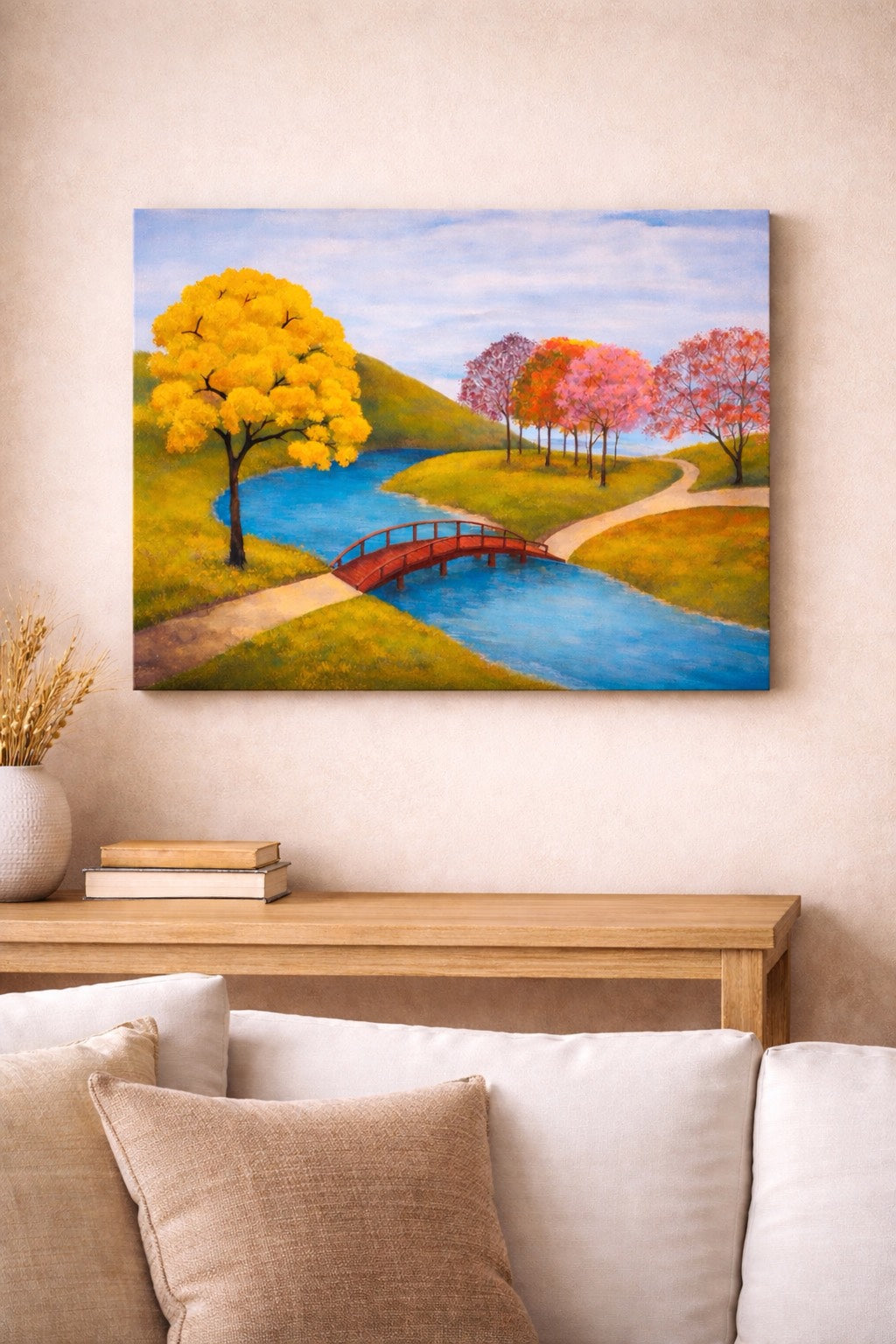 Colorful Landscape Wall Art Print