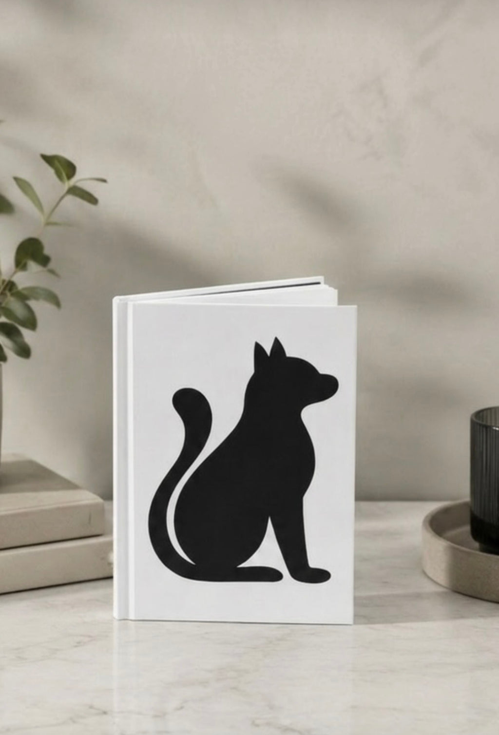 Black Cat Hardcover Journal
