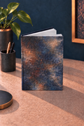 Midnight Gold Abstract Hardcover Journal