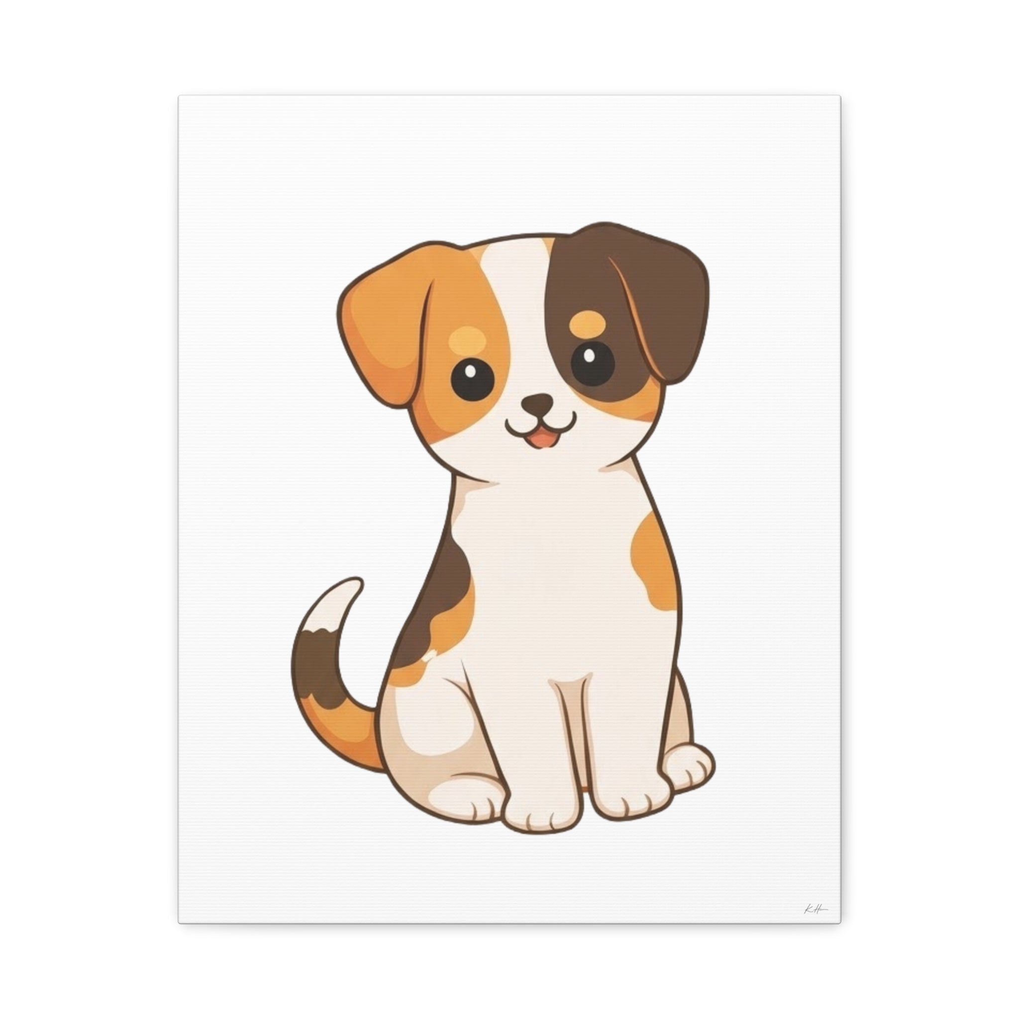 Cute Dog Wall Art Print